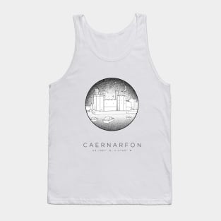 Caernarfon Castle - Gwynedd Dotwork Tank Top